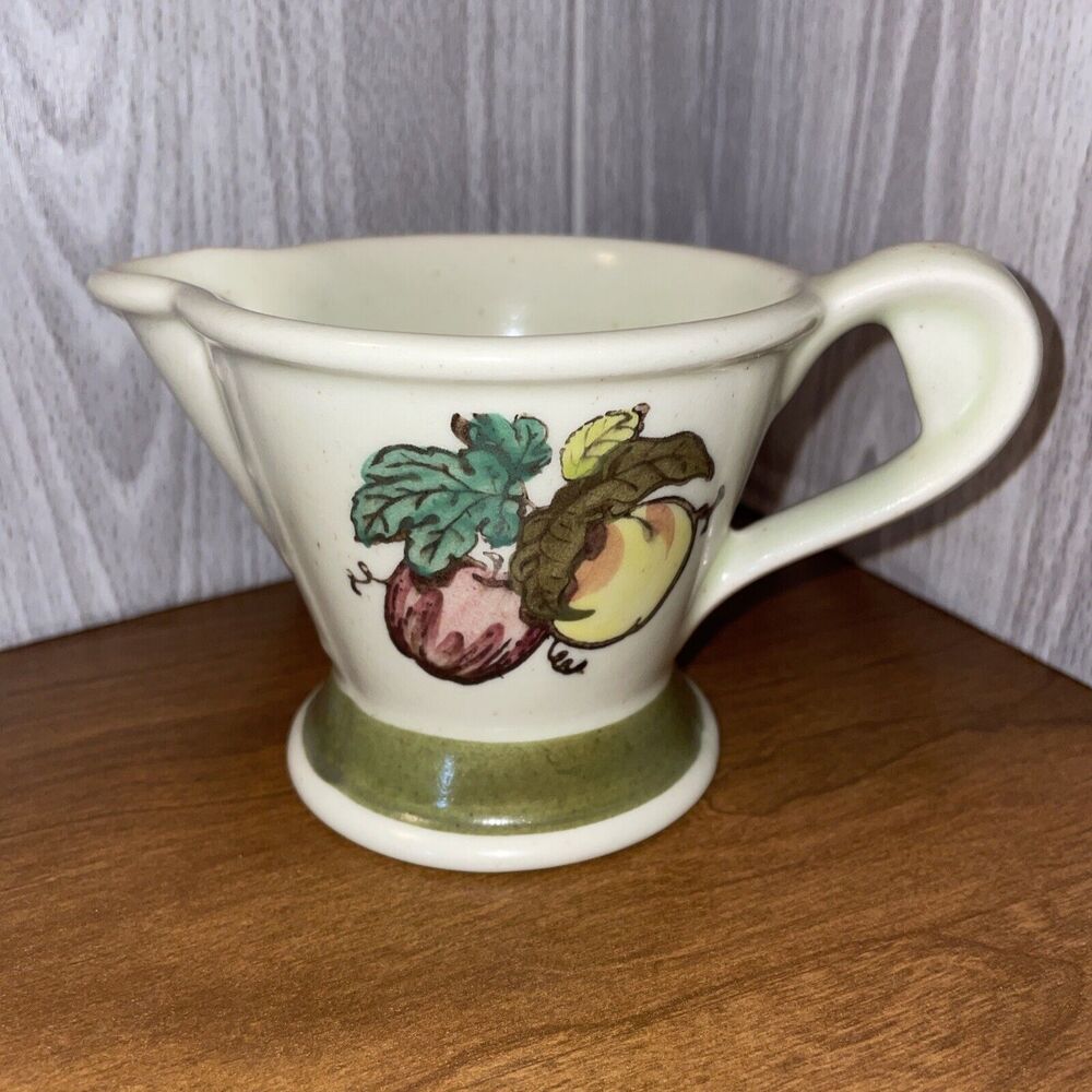 Vintage Creamer Provincial Fruit Green by METLOX POPPYTRAIL VERNON